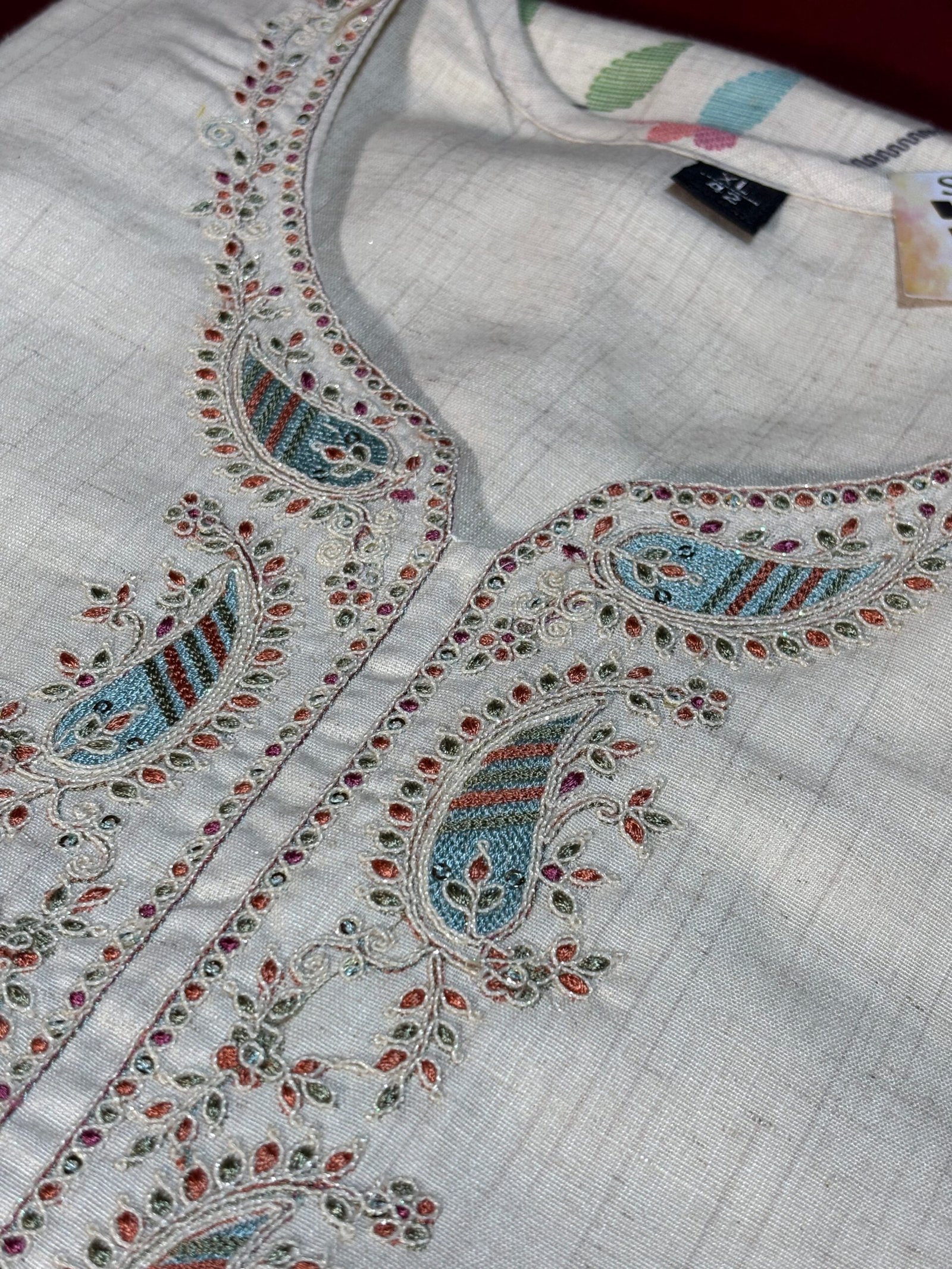 Teal Green Kurta Set with Printed Dupatta